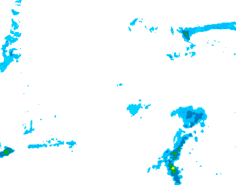 GDPS precipitation 210 hour forecast chart for Canada based on 2025/11/16 1200Z data