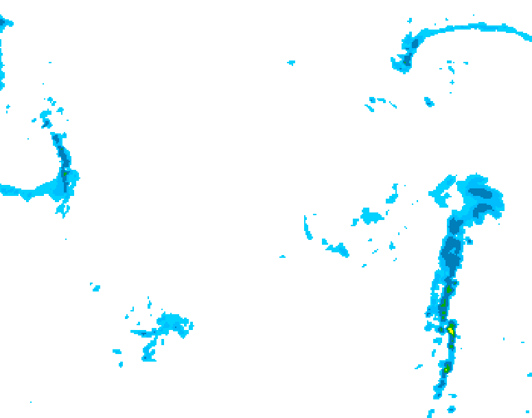 GDPS precipitation 228 hour forecast chart for Canada based on 2025/11/16 1200Z data