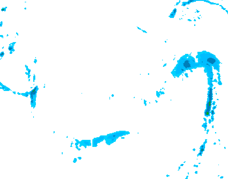 GDPS precipitation 240 hour forecast chart for Canada based on 2025/11/16 1200Z data