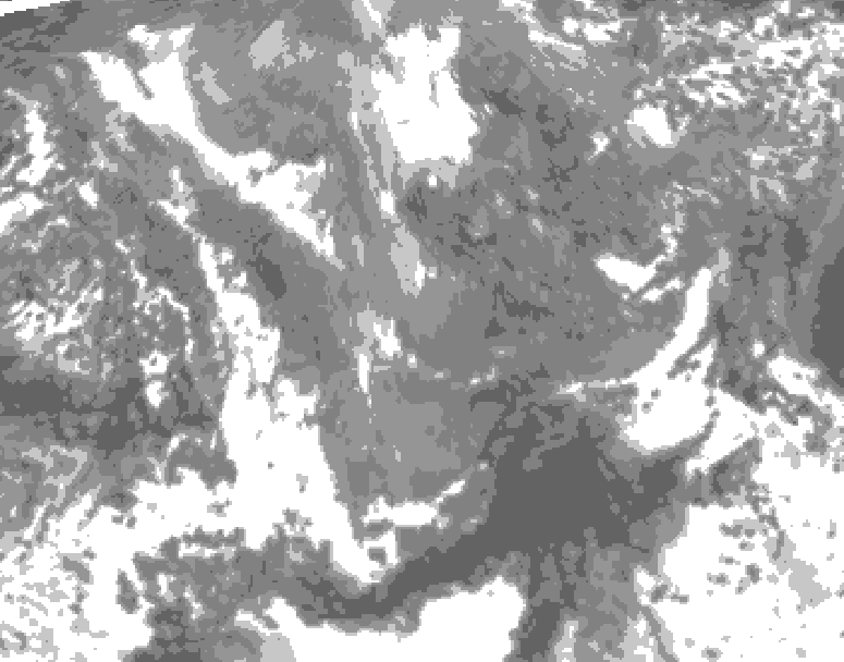 GDPS total cloud 138 hour forecast chart for Canada based on 2025/11/16 0000Z data