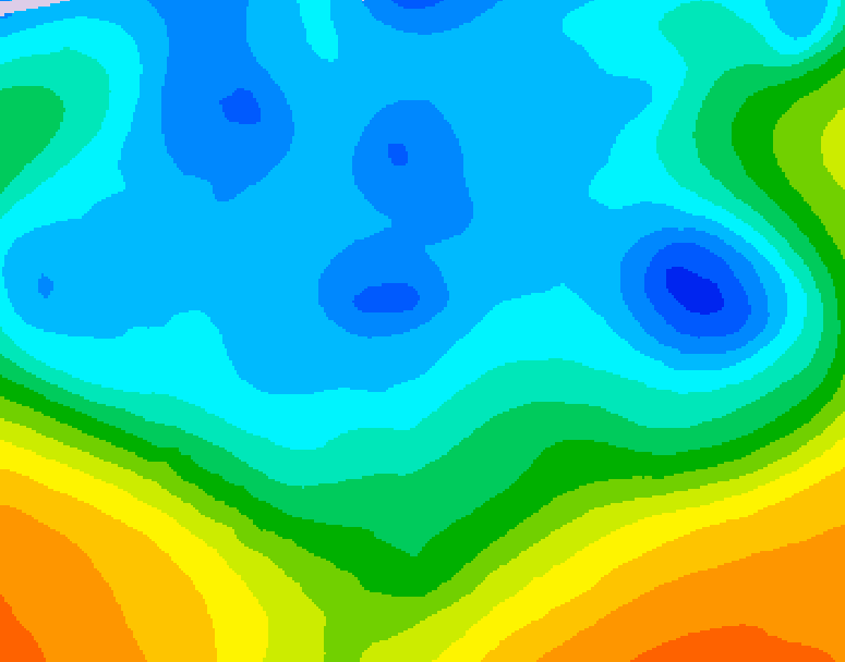 GDPS 500 millibar geopotential height 162 hour forecast chart for Canada based on 2025/11/17 0000Z data