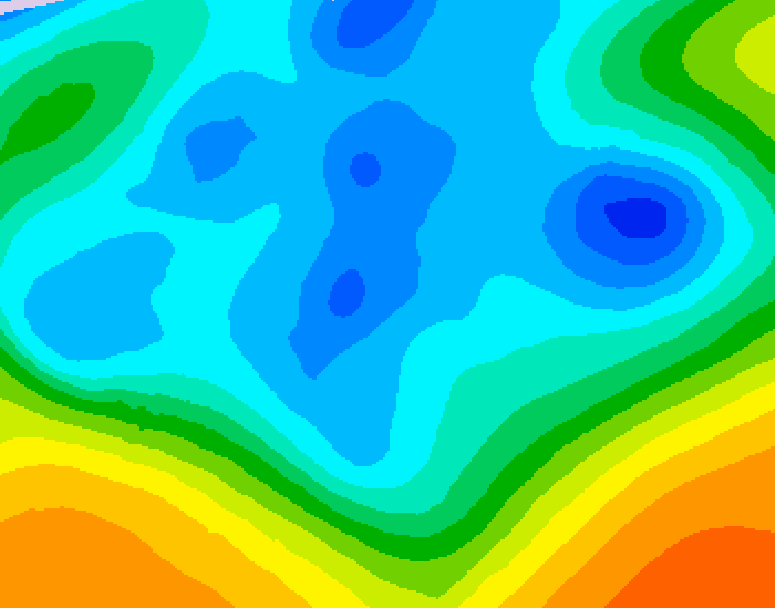 GDPS 500 millibar geopotential height 186 hour forecast chart for Canada based on 2025/11/17 0000Z data