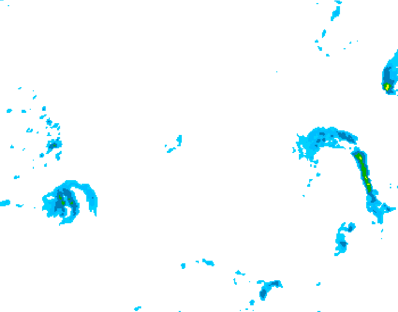 GDPS precipitation 138 hour forecast chart for Canada based on 2025/11/17 0000Z data