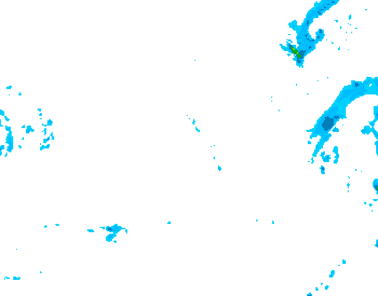 GDPS precipitation 234 hour forecast chart for Canada based on 2025/11/17 0000Z data