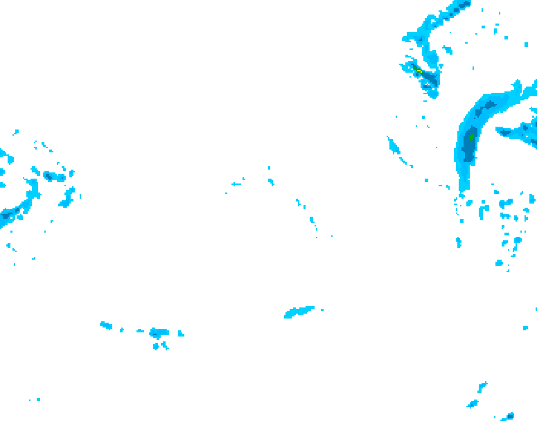 GDPS precipitation 240 hour forecast chart for Canada based on 2025/11/17 0000Z data