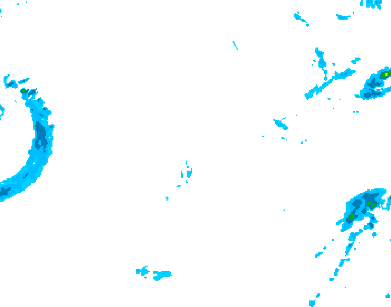 GDPS precipitation 222 hour forecast chart for Canada based on 2025/11/17 1200Z data
