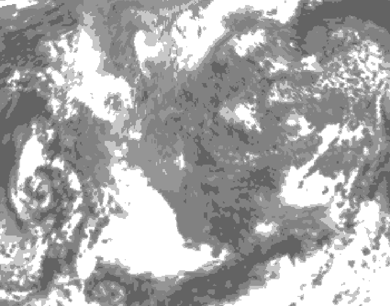 GDPS total cloud 090 hour forecast chart for Canada based on 2025/11/17 0000Z data
