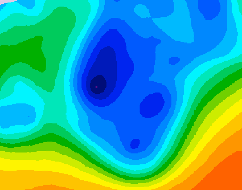 GDPS 500 millibar geopotential height 240 hour forecast chart for Canada based on 2025/11/18 0000Z data