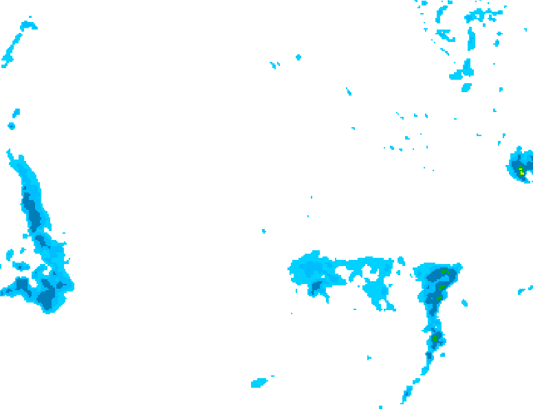 GDPS precipitation 216 hour forecast chart for Canada based on 2025/11/18 0000Z data