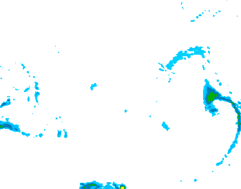 GDPS precipitation 108 hour forecast chart for Canada based on 2025/11/19 0000Z data