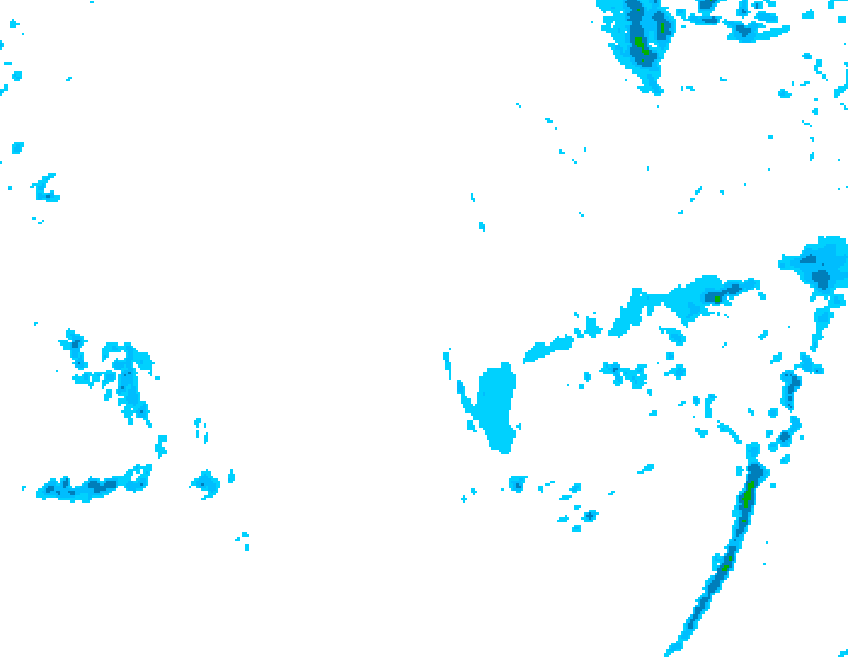 GDPS precipitation 204 hour forecast chart for Canada based on 2025/11/19 1200Z data