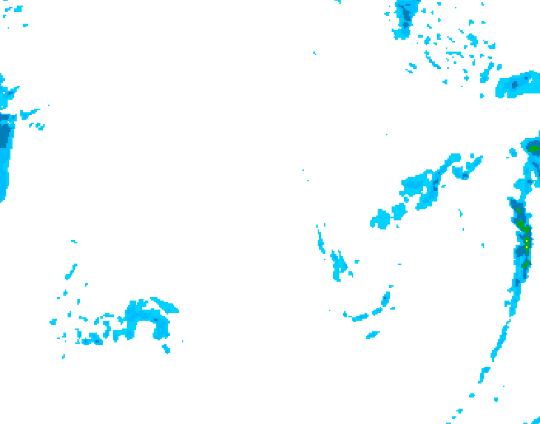 GDPS precipitation 222 hour forecast chart for Canada based on 2025/11/19 1200Z data