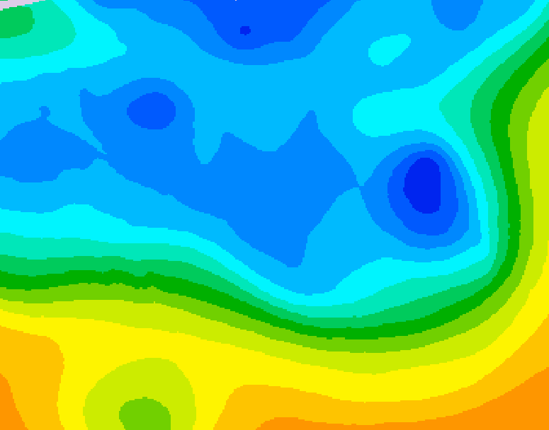 GDPS 500 millibar geopotential height 084 hour forecast chart for Canada based on 2025/11/20 0000Z data