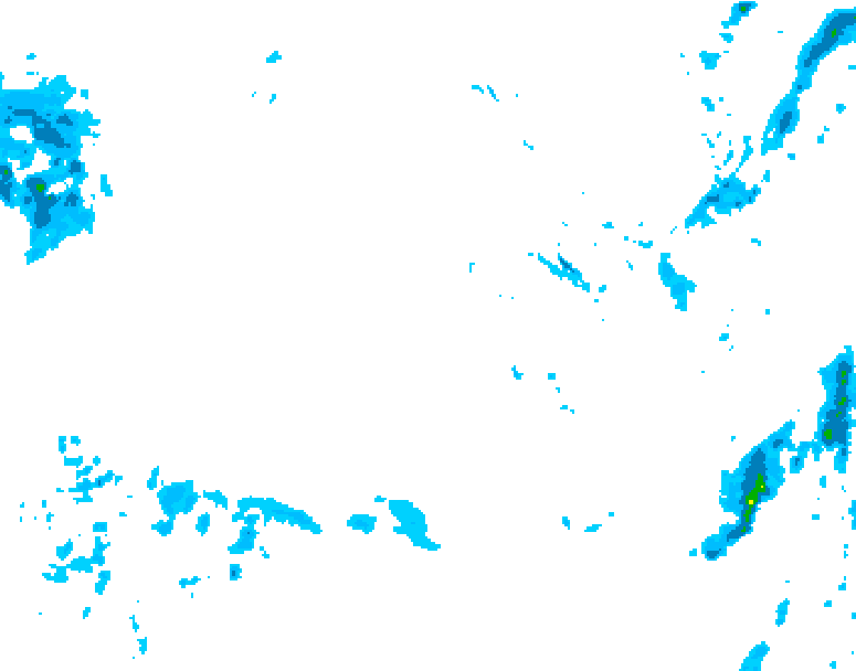 GDPS precipitation 234 hour forecast chart for Canada based on 2025/11/20 0000Z data