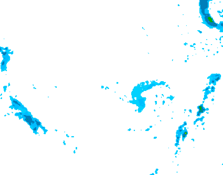 GDPS precipitation 156 hour forecast chart for Canada based on 2025/11/20 1200Z data