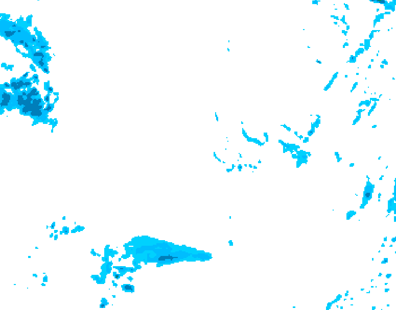 GDPS precipitation 222 hour forecast chart for Canada based on 2025/11/20 1200Z data