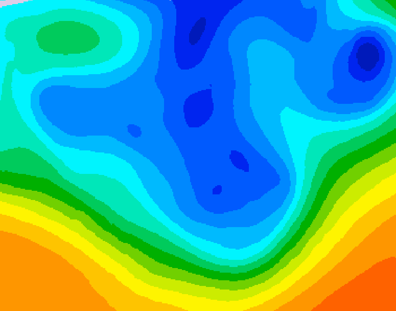 GDPS 500 millibar geopotential height 144 hour forecast chart for Canada based on 2025/11/21 0000Z data