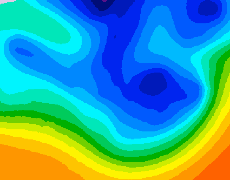 GDPS 500 millibar geopotential height 168 hour forecast chart for Canada based on 2025/11/21 0000Z data