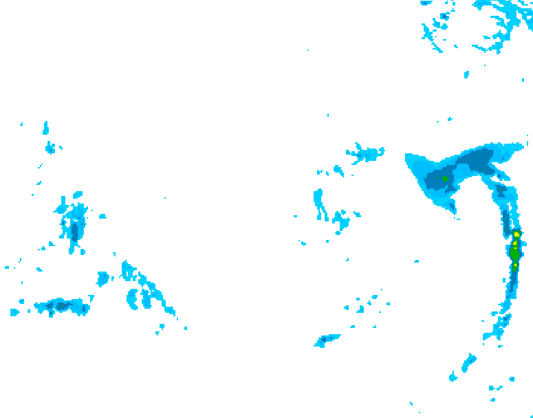 GDPS precipitation 168 hour forecast chart for Canada based on 2025/11/21 0000Z data