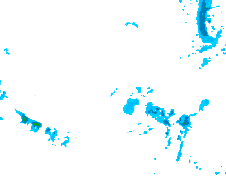 GDPS precipitation 132 hour forecast chart for Canada based on 2025/11/21 1200Z data