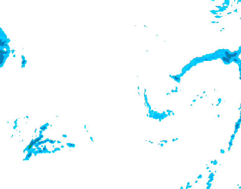 GDPS precipitation 174 hour forecast chart for Canada based on 2025/11/21 1200Z data