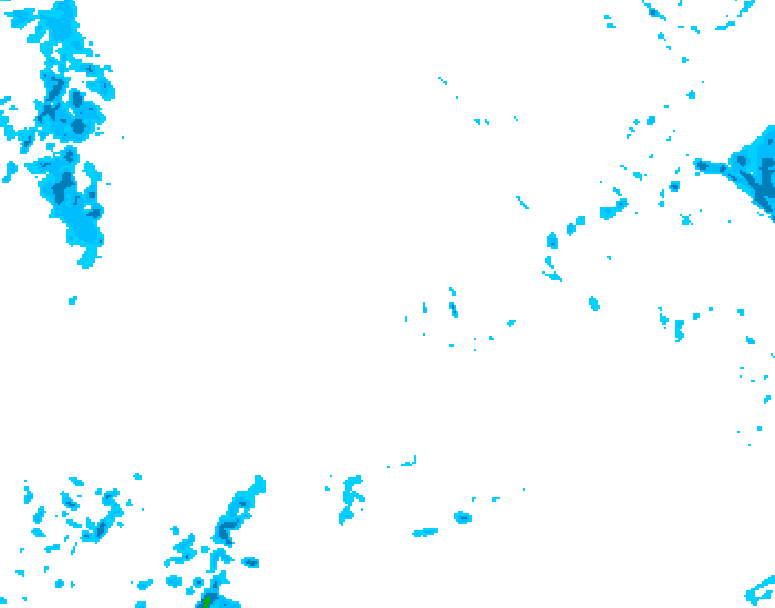 GDPS precipitation 222 hour forecast chart for Canada based on 2025/11/21 1200Z data