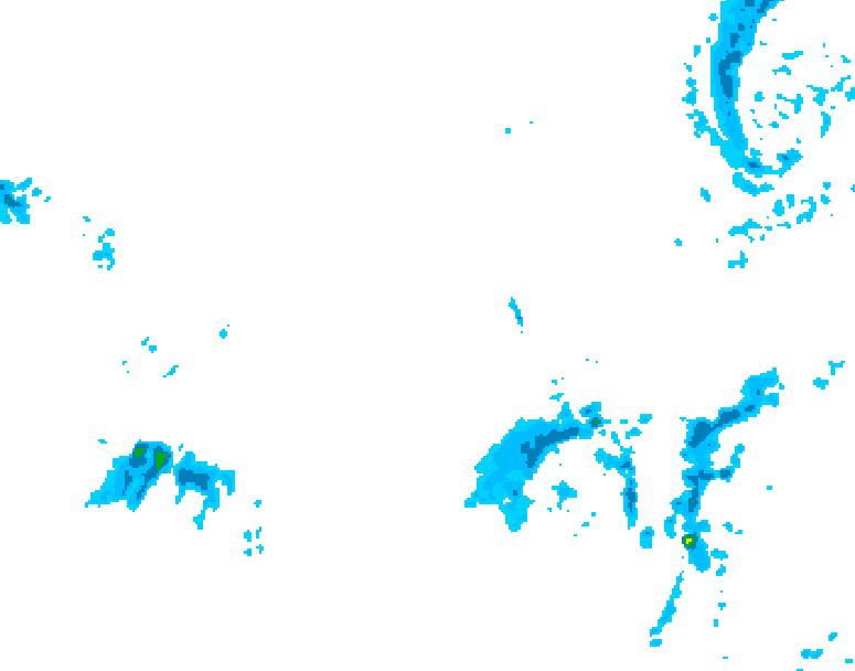 GDPS precipitation 120 hour forecast chart for Canada based on 2025/11/22 0000Z data