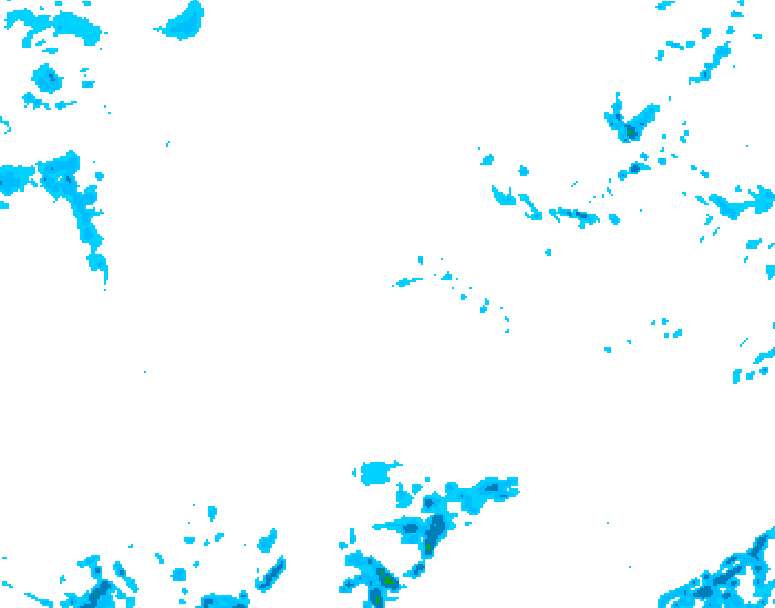 GDPS precipitation 216 hour forecast chart for Canada based on 2025/11/22 0000Z data