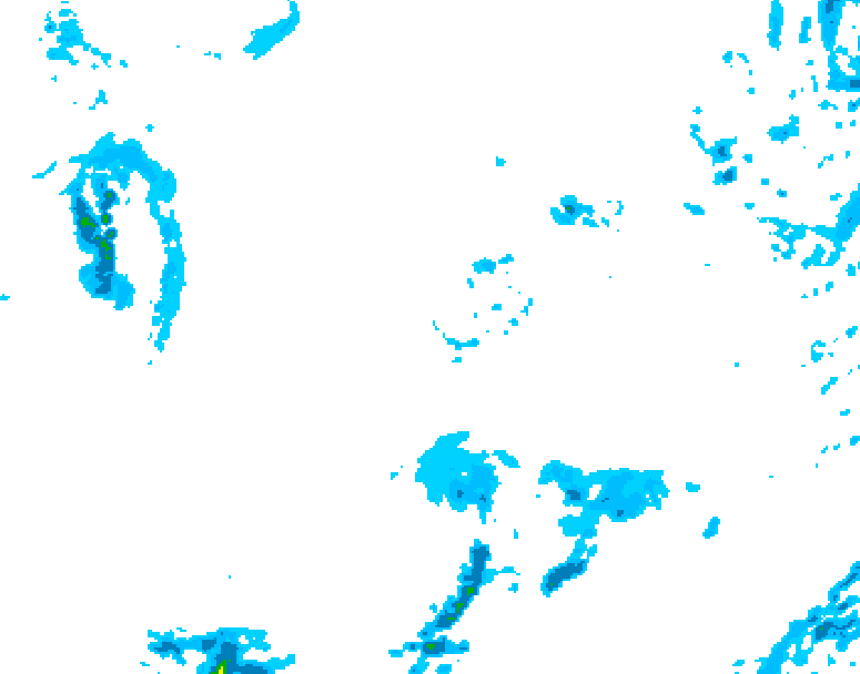 GDPS precipitation 234 hour forecast chart for Canada based on 2025/11/22 0000Z data
