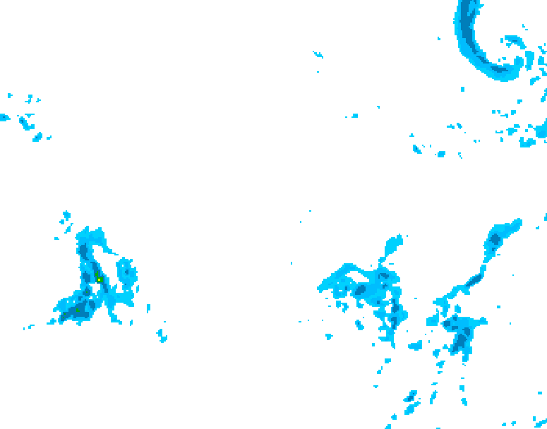 GDPS precipitation 108 hour forecast chart for Canada based on 2025/11/22 1200Z data