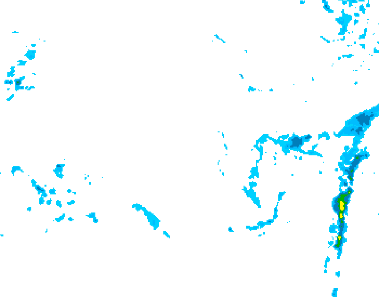 GDPS precipitation 132 hour forecast chart for Canada based on 2025/11/22 1200Z data