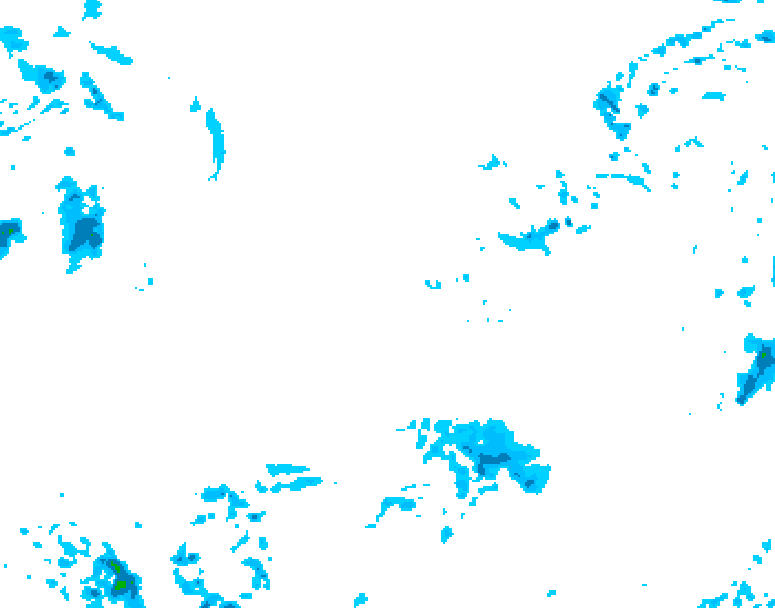 GDPS precipitation 198 hour forecast chart for Canada based on 2025/11/22 1200Z data