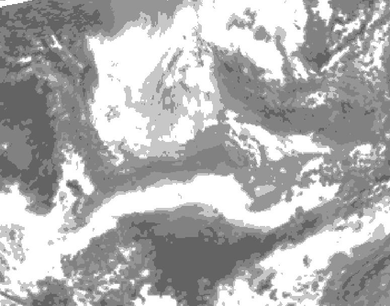 GDPS total cloud 216 hour forecast chart for Canada based on 2025/11/22 0000Z data