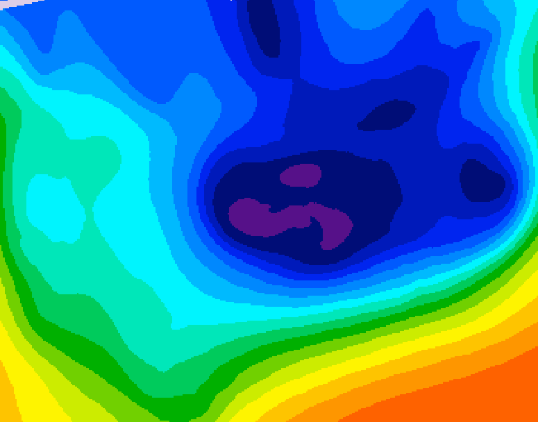 GDPS 500 millibar geopotential height 240 hour forecast chart for Canada based on 2025/11/23 1200Z data