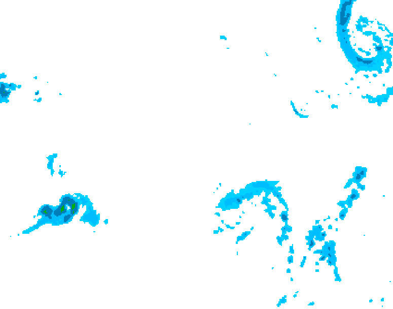 GDPS precipitation 096 hour forecast chart for Canada based on 2025/11/23 0000Z data