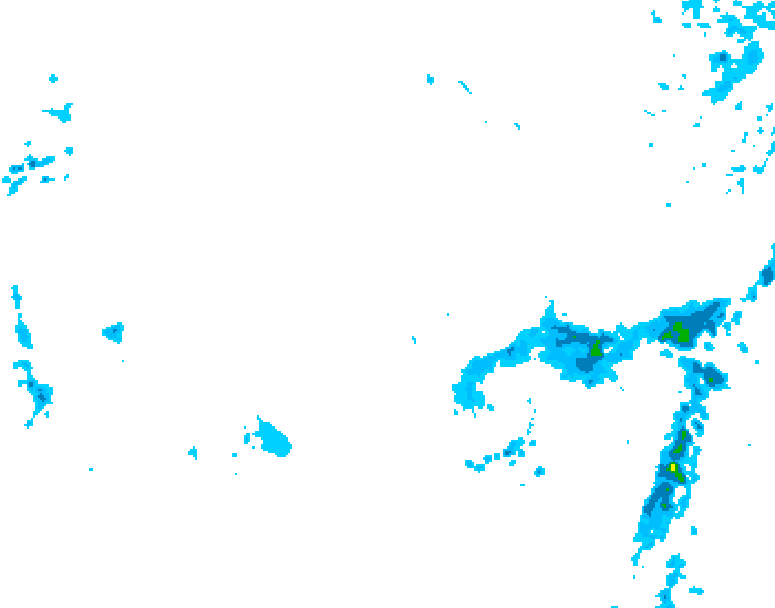GDPS precipitation 114 hour forecast chart for Canada based on 2025/11/23 0000Z data