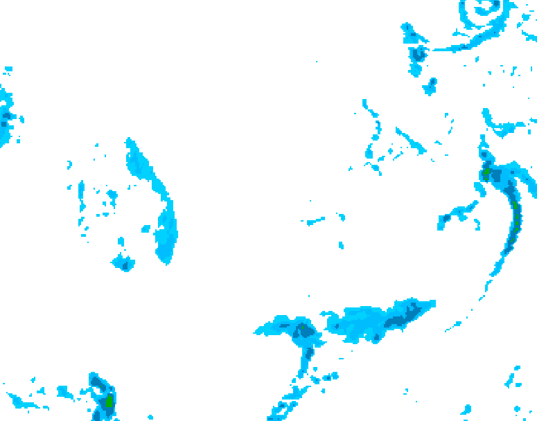 GDPS precipitation 216 hour forecast chart for Canada based on 2025/11/23 0000Z data