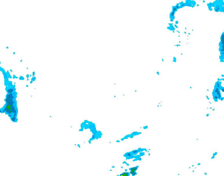 GDPS precipitation 042 hour forecast chart for Canada based on 2025/11/23 1200Z data