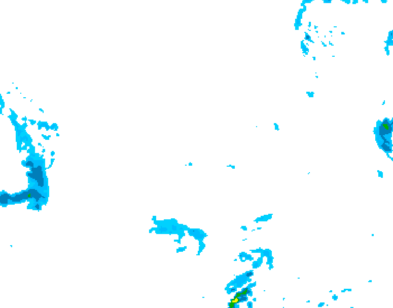 GDPS precipitation 048 hour forecast chart for Canada based on 2025/11/23 1200Z data