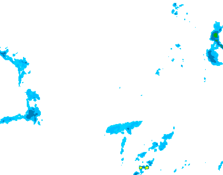 GDPS precipitation 060 hour forecast chart for Canada based on 2025/11/23 1200Z data