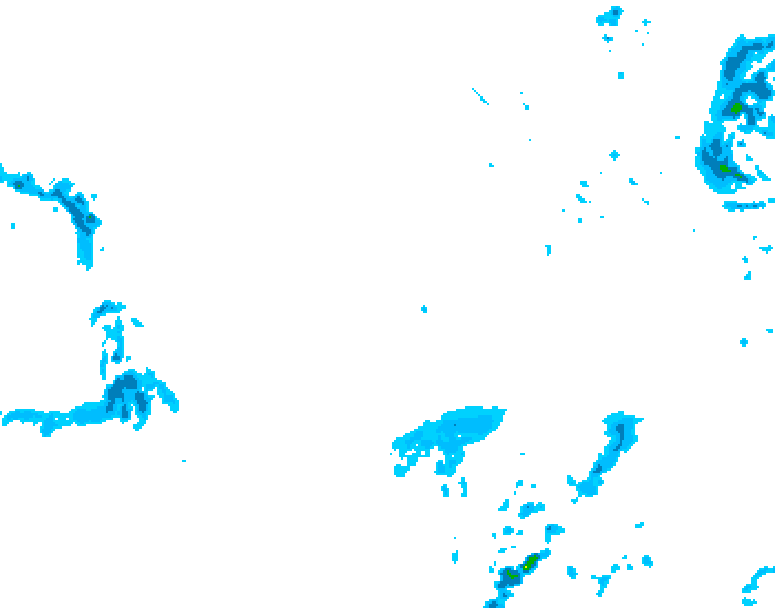 GDPS precipitation 066 hour forecast chart for Canada based on 2025/11/23 1200Z data