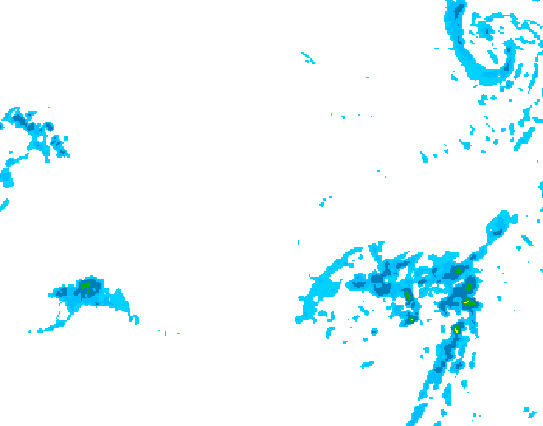 GDPS precipitation 090 hour forecast chart for Canada based on 2025/11/23 1200Z data