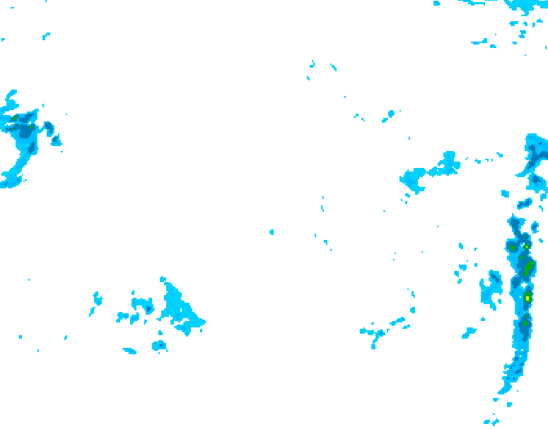 GDPS precipitation 120 hour forecast chart for Canada based on 2025/11/23 1200Z data