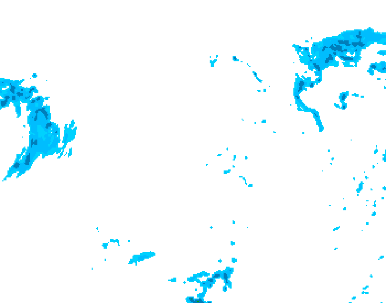 GDPS precipitation 144 hour forecast chart for Canada based on 2025/11/23 1200Z data