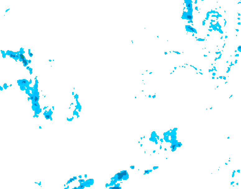 GDPS precipitation 174 hour forecast chart for Canada based on 2025/11/23 1200Z data