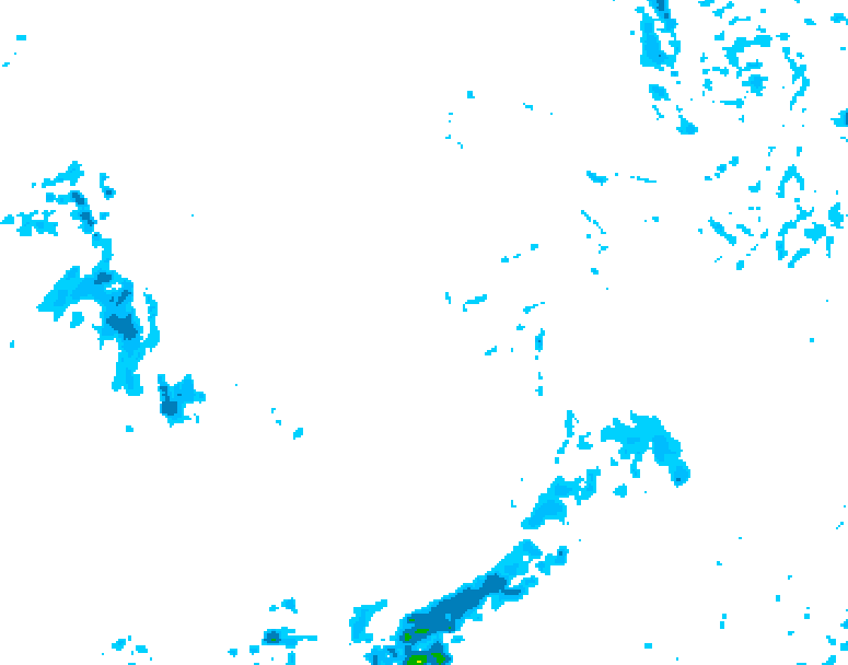 GDPS precipitation 180 hour forecast chart for Canada based on 2025/11/23 1200Z data