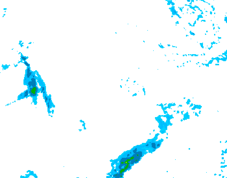 GDPS precipitation 186 hour forecast chart for Canada based on 2025/11/23 1200Z data