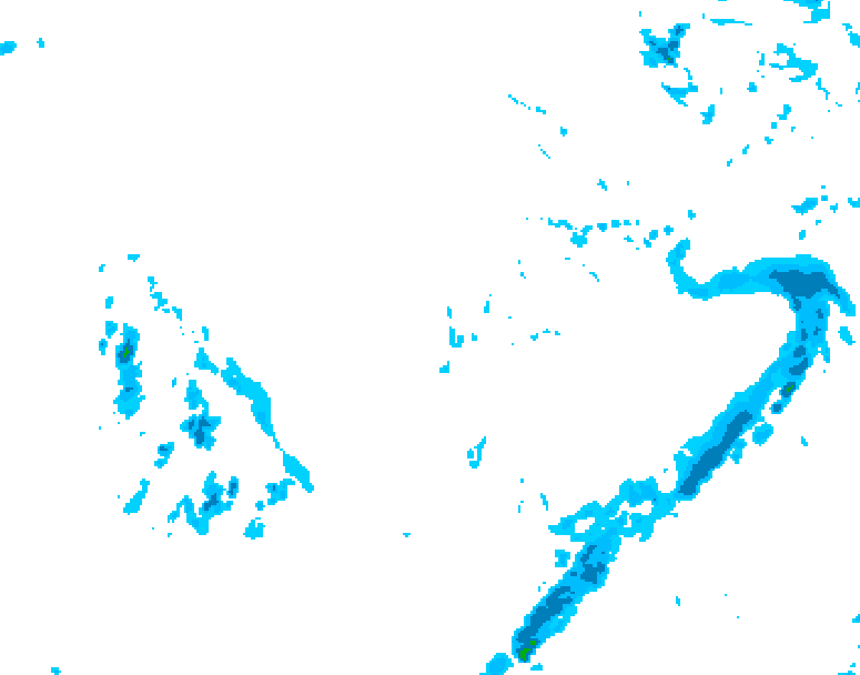 GDPS precipitation 204 hour forecast chart for Canada based on 2025/11/23 1200Z data