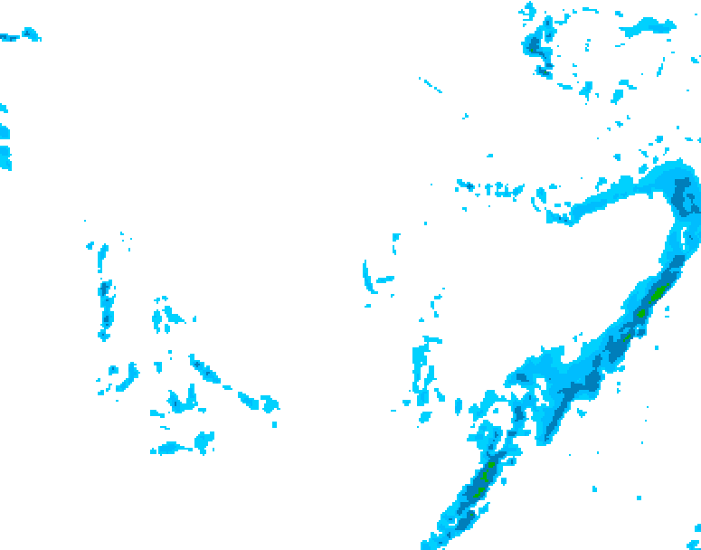 GDPS precipitation 210 hour forecast chart for Canada based on 2025/11/23 1200Z data