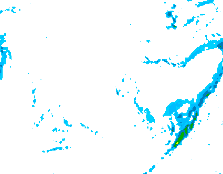 GDPS precipitation 216 hour forecast chart for Canada based on 2025/11/23 1200Z data